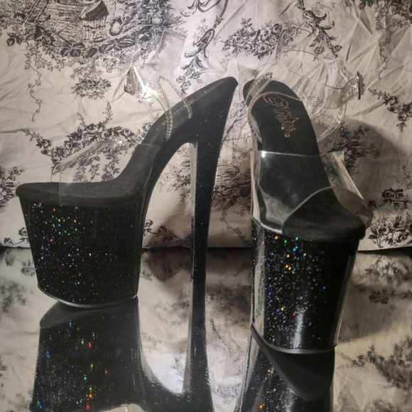 Super Sexy Tall STILETTO High Heels small Size 5 - Picture 3 of 4